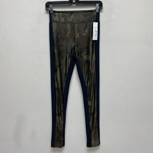 Monse Womens Black Camouflage High Rise‎ Pull On Stretch Straight Leggings XS